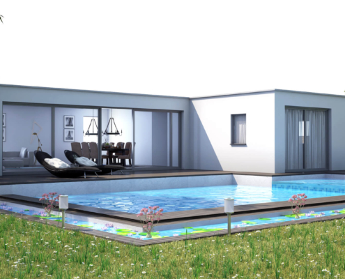 Uitzicht van de levensloopbestendige woning type C101 van RegioHuis. Prachtige omgeving met veel lichtinval, ideaal voor comfortabel en duurzaam wonen. 12
